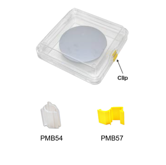 Rectangular Plastic Membrane Boxes - double hinged