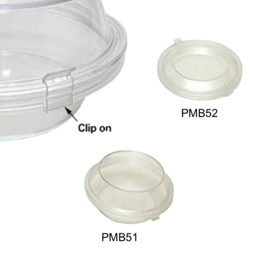 Round Plastic Membrane Boxes - press together