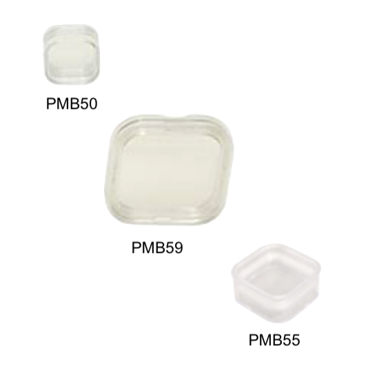 Square Plastic Membrane Boxes - press together