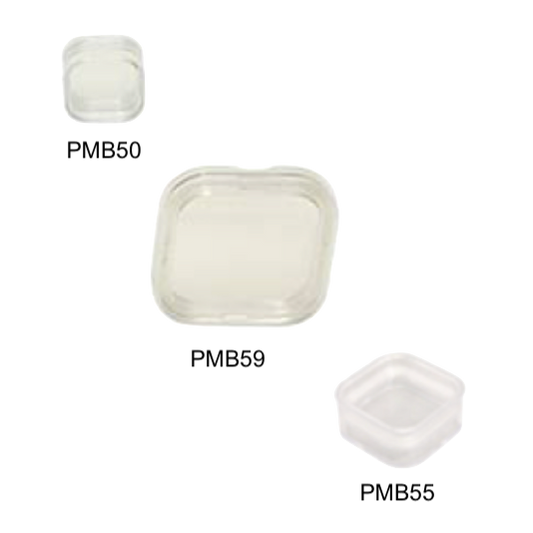 Square Plastic Membrane Boxes - press together