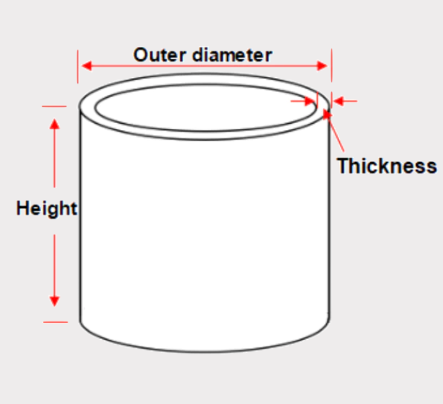 Boron Nitride Crucible with lid