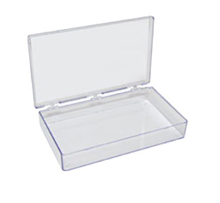 Box Dimension 26.7 x 15.7 x 4 cm - Clear box