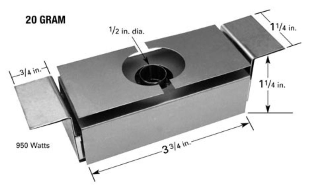 Baffled Box Sources for SiO and ZnS - Model SM-14