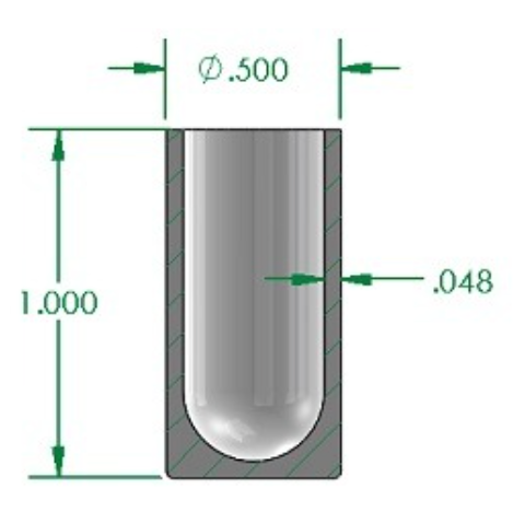 Crucible - Model C9-BNC-CL