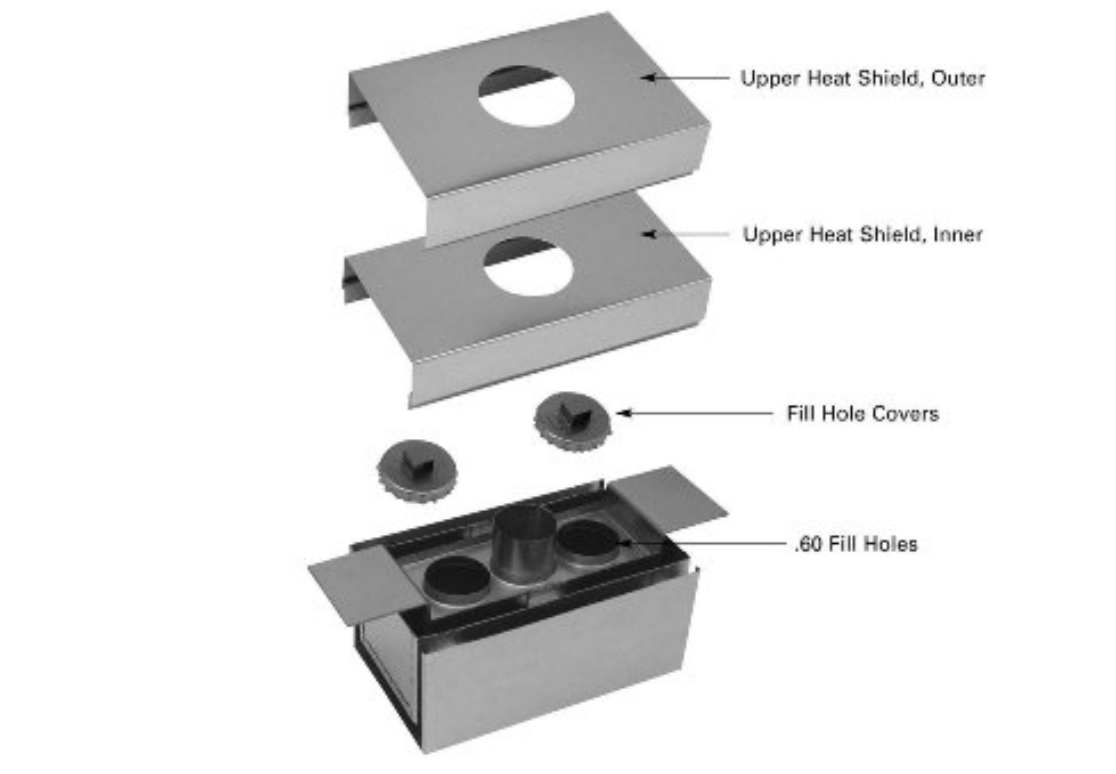 Double Shielded SiO / ZnS Evaporation Source