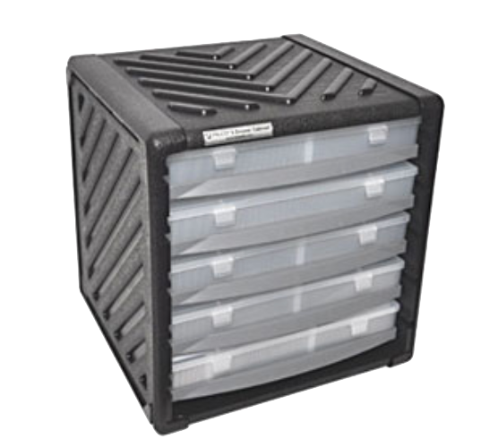 5 Drawer Storage Cabinet with boxes