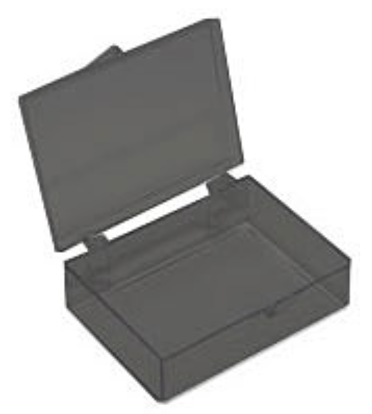 Box Dimension 8.9 x 6.5 x 2.5 cm - Black box