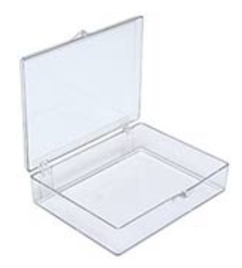Box Dimension 11.7 x 8.9 x 2.5 cm - Clear box