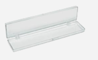 Box Dimension 19 x 3.8 x 1.27 cm - Clear box