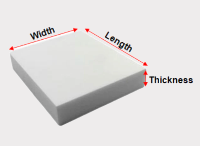 Boron Nitride Substrates - Square and Rectangular