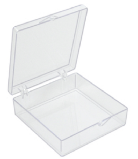 Box Dimension 7.7 x 7.7 x 2.5 cm - Clear box